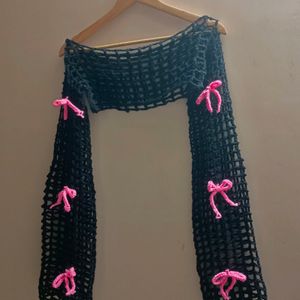 Crochet Bow🎀Shrug Sleeves
