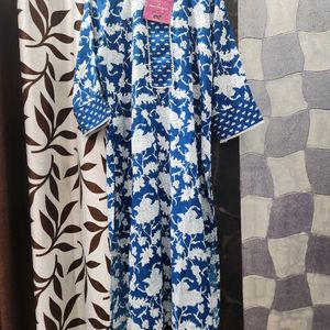 Gosriki Blue Kurta Set