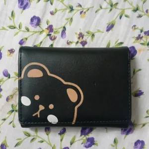 MINISO Cute Black Wallet