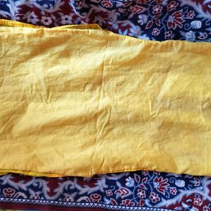 Yellow Sleeveless Kurti