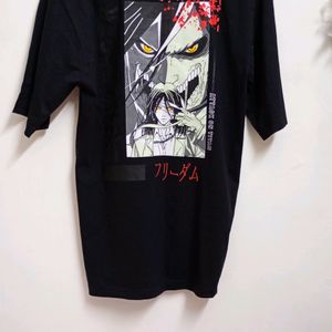 Black Attack On Titan Graphic T-Shirt