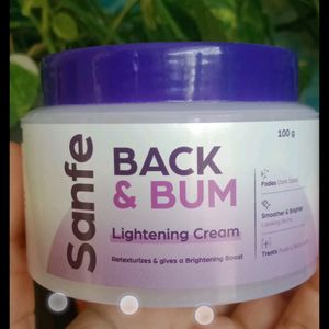 Sanfe Back And Bum Lightening Cream 🥳🥳🎉🎉💝