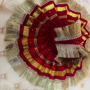 Laddu Gopal Fancy Dress Fabric Sefon Colours Cherr