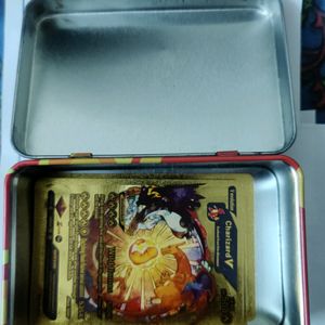 Pokemon Golden Legendary Cards With Metal Box