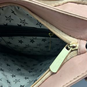 Baby Pink Colour Hand Bag