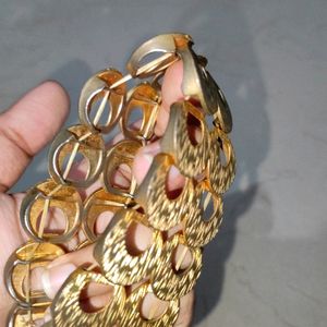 Golden bracelet party wear