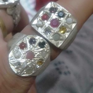 Pic Annie One Maharaja Style  Silver Colour Ring