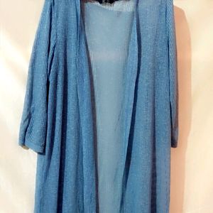 Blue Shrug With Top Dress💙