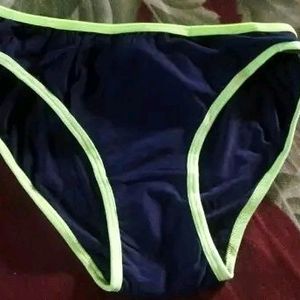 Neon Border Black Panty