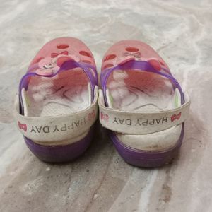 Baby Shoes Pink And Purple.