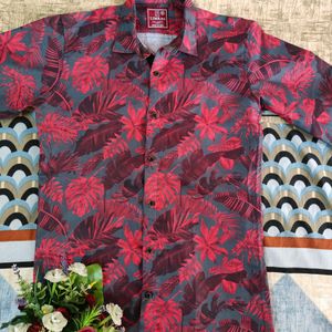 Printed 5Sleeve Shirt