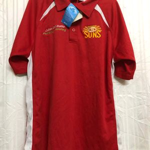 Biz Collection Red Collar T Shirt