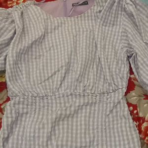 Cute Lavender Korean Dress