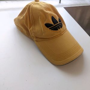 Original Adidas Yellow Branded Cap