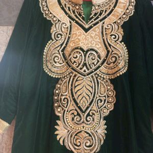 Designer Party Wear Velvet Kurta