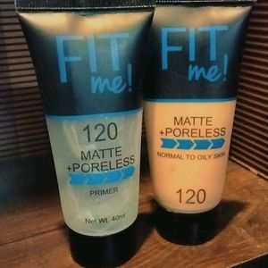 Fit Me Foundation and Primer Shade 120