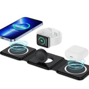 3 in 1 Magnetic Foldable Wireless Charger