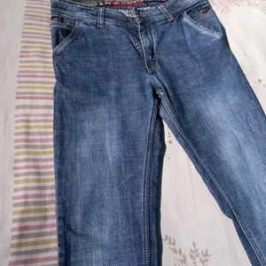 Men's Denim Blue Casual Jeans