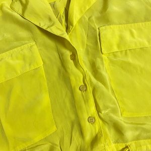 ONLY Yellow Shirt Style Top