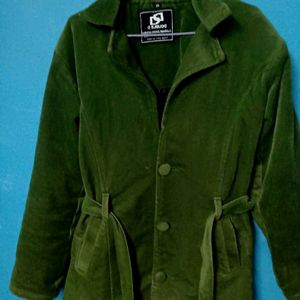 Green Long Coat / Blazer For Girls