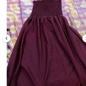 Maroon Frock