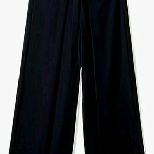 DJ&C Women Flared Black Polycotton Trouser