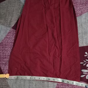 Maroon Kurta Set