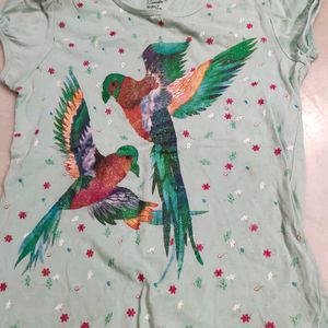 Floral T-shirt For Girls