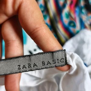 ZARA CUTE OFF WHITE COLOUR TOP