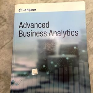 Advance Business Analytics Book By Cengage