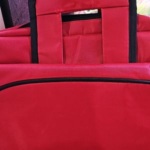 Elegant Red Laptop Bag