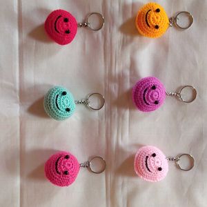 Crochet Emoji Keychain