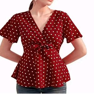 Polka Dot Top For Women