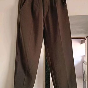 Velvet Olive Green Trousers