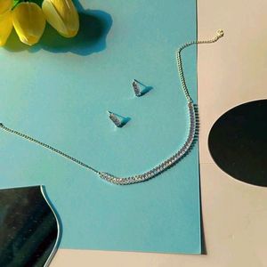 Pretty SILVER Aesthetic Necklace