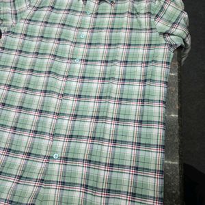 Luxury Mens Checked Shirt Formal Wear