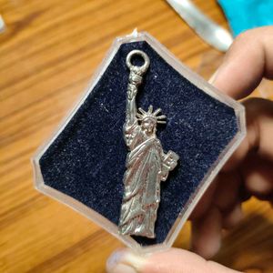 Statue Of Liberty Pendent Made With Silver