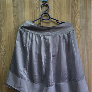 Korean Silver Gleam Skirt