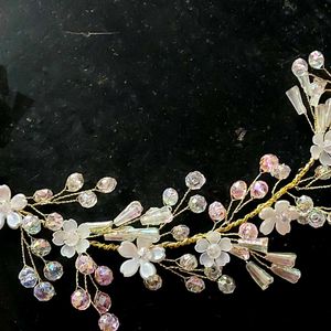 Tiara Artificial Crystal Bridal Wedding Hair clip