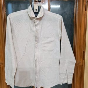 Mens Shirt Off White Colour