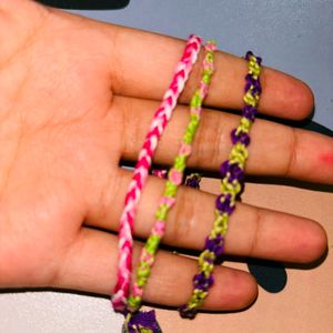 Thread Bracelets Set  For Women