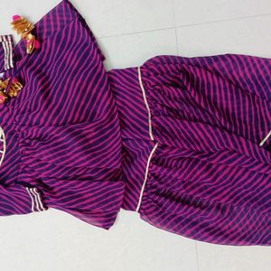 Price Drop..Purple Shara Set Worn Only Twice