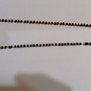 Chunky Black Stones-Studded Mangalsutra