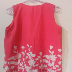 Pink Sleeveless Top