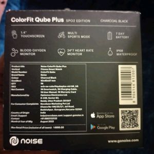 Brand New Noise Colorfit Qube plus Spo2 Smart Watch