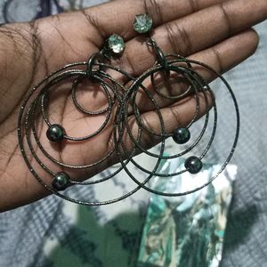 3 Pair Of Earrings