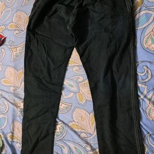 Branded Denim Track Pant