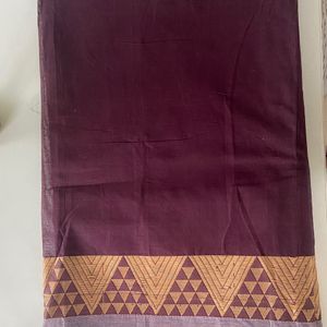 Cotton Saree Without Blouse