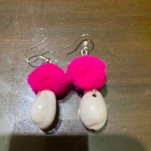 Cowrie Shell Earring