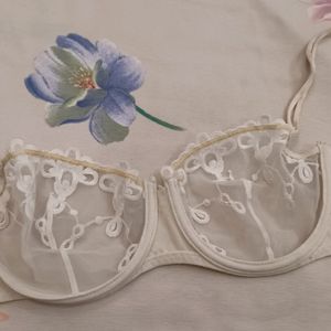 Lace Transparent Bra 36 C